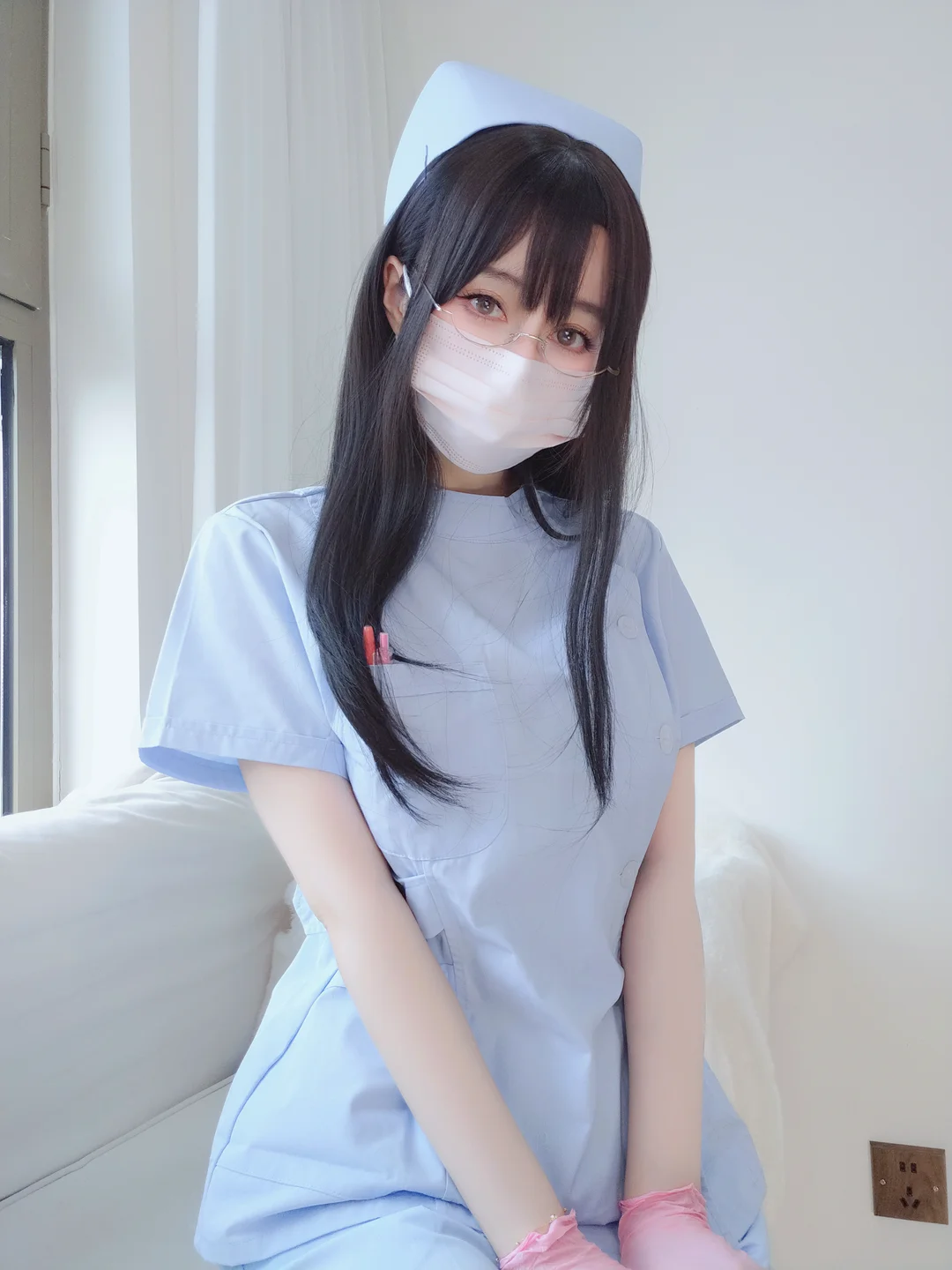 白银81 - 自摄Vol.95 蓝色护士 [162P,19V-3.13GB] tg@simisebaisi 【丝足阁】011.webp